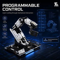 Kit de construction de bras robotique programmable STEM, jouet éducatif d'ingénierie et de construction