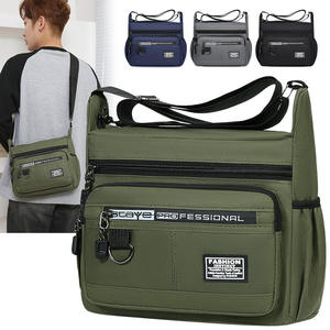 Sac à bandoulière grande capacité pour homme, imperméable et durable, sac à dos multi-poches, sac à bandoulière décontracté pour affaires - Product Image 1