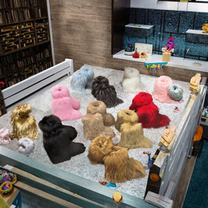 Botas de Nieve Cálidas para Niños, Otoño-Invierno, Unisex, Forro de Piel Sintética, Suaves, Antideslizantes, de Lujo - Product Image 2