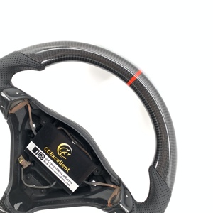 Volante de Cuero y Fibra de Carbono Personalizado CCExcellent para <span class=keywords><strong>Porsche</strong></span> 986 <span class=keywords><strong>Boxster</strong></span> 996 911 Turbo 993 GT2 GT3 Carrera 3, 3 Palancas, 1997-2004 - Product Image 2