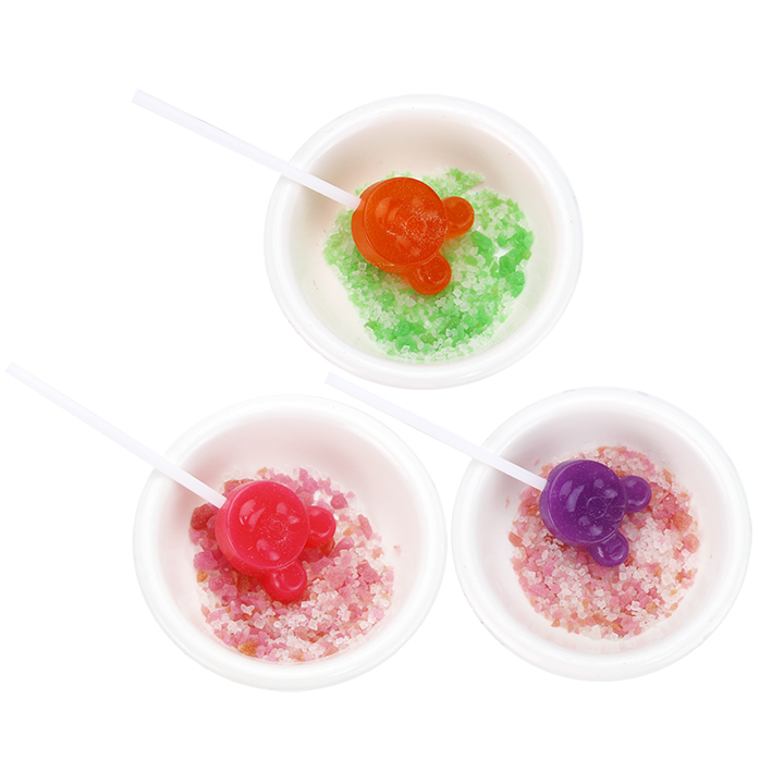 Cartoon lollipop with popping