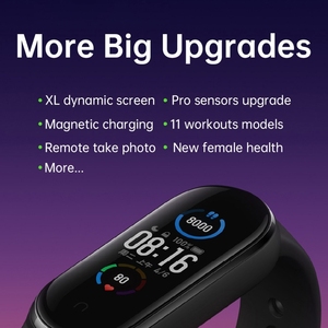 Xiaomi-pulsera inteligente <span class=keywords><strong>Mi</strong></span> <span class=keywords><strong>Band</strong></span> <span class=keywords><strong>5</strong></span>, Original, versión Global, pantalla táctil - Product Image 5