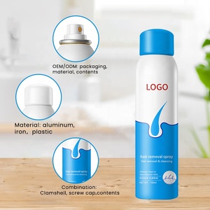 Fabricant d'aérosols OEM ODM – Crème et mousse dépilatoires, meilleur dépilatoire permanent en spray 120ml 150ml <span class=keywords><strong>pour</strong></span> hommes et femmes - Product Image 3