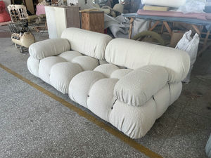 Muebles Disen, Estilo Europeo, Cómodo Sofá de 2 Plazas, Terciopelo Bouclé Chenille, para Apartamento, Escuela y Hospital, con Función Reclinable - Product Image 5