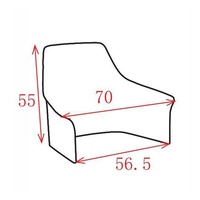 FC-D385 chaise de salle à manger moderne minimaliste italienne mobilier de maison avec design confortable en contreplaqué incurvé de style scandinave de luxe