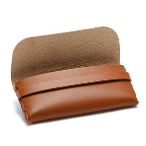 Étui à lunettes <span class=keywords><strong>Coque</strong></span> rigide Étui à lunettes de soleil portable Étui à lunettes en cuir PU à la mode - Product Image 2