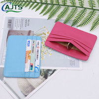 Porte-cartes en cuir PU à sublimation, étui à cartes pour femmes et hommes, porte-cartes d'identité