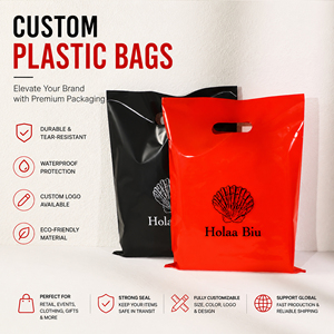 Borse della spesa personalizzate in <span class=keywords><strong>plastica</strong></span> LDPE riciclata, borse riutilizzabili per negozi, supermercati e casa - Product Image 1