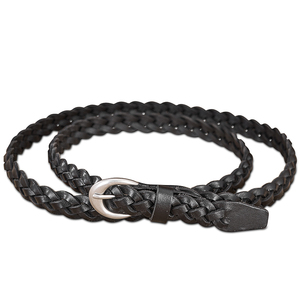Cinturones de Cuero 2026 para Mujer, Cinturón de Cuero de Grano Completo, Logotipo Personalizado, Tejido Minimalista, Ajustable, Venta al Por Mayor en Pequeñas Cantidades - Product Image 4