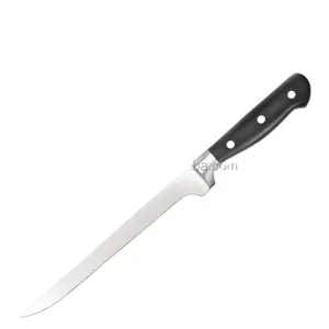 سكين فيليه من الفولاذ المقاوم للصدأ ومطروق بمقبض ABS