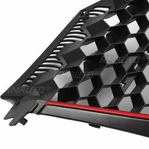 Grilles de pare-chocs avant en nid d'abeille, grille centrale supérieure, grille de course pour Volkswagen VW Golf 5 MK5 Jetta GTI 2006 2007 2008 2009 - Product Image 4