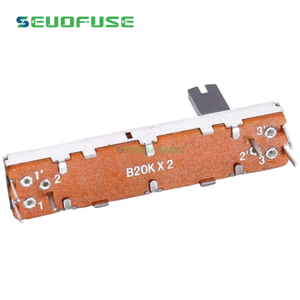Alta Qualidade Instrumento Metal Alavanca Deslizante Potenciômetro 30mm-45mm-60mm B10K <span class=keywords><strong>B50K</strong></span> B100K Deslize Potenciômetro - Product Image 5