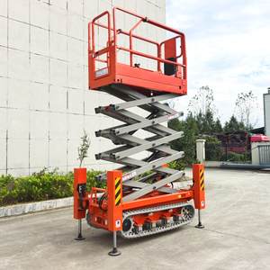 Автоматический гидравлический электрический подъемник для строительных работ на любой местности, <span class=keywords><strong>20</strong></span>-тонная ножничная подъемная платформа для фабрик - Product Image 6