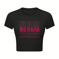 Impression par transfert thermique personnalisée, hauts courts pour femmes, designs DTF, t-shirts courts pour filles
