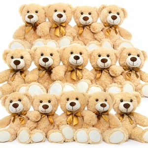 Morismos bán buôn 14-Pack 14 inch mềm nhỏ Gấu bông số lượng lớn sang trọng nhồi bông gấu bó PP bông căng thẳng cứu trợ Quà Tặng - Product Image 2