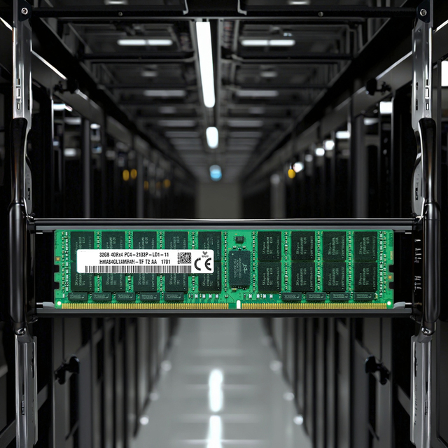 Sk Server Rams DDR4 32GB 2133Mhz 4DRX4 LDIMM Load Reduced Enterprise Ram Server Memory Stick DDR4 ECC REG 32GB HMA84GL7AMR4N-TF