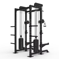 Machine Smith Commerciale Multifonctionnelle Power Rack Entraîneur pour la Musculation en Salle de Sport