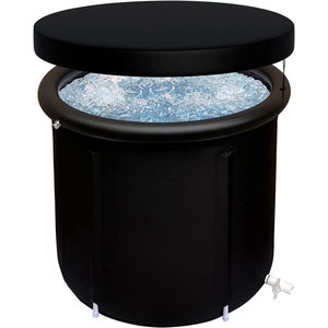 PVC <b>Inflatable</b> Ice Bathtub with Nylon Cloth Cover DIA 75 CM Height 75 CM - Product Image 1