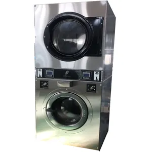 Best-Selling 12kg-22kg Capacity Commercial Laundry Equipment Industrial Automatic Coin-Operated Washing Machine Drying Electric