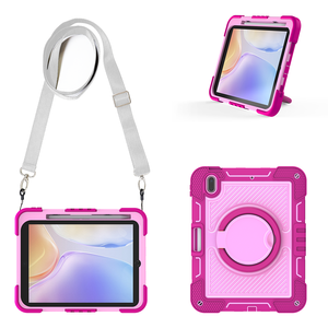 China Heavy Duty Rugged Grip Handle Case para <span class=keywords><strong>iPad</strong></span> 10th Generation Rotate Cover Case <span class=keywords><strong>10</strong></span>,9 Inch Pink - Product Image 2