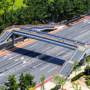 Сборная стальная конструкция пешеходного моста - Product Image 1