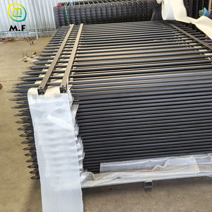 Clôture en acier galvanisé soudé MaiFa, revêtement en poudre noire, hauteur 6 pieds, taille personnalisable, respectueuse de l'environnement, pour extérieur - Product Image 6