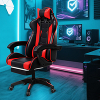 Fauteuil de Bureau Pivotant Ergonomique en Cuir pour Gaming, Vente en Gros