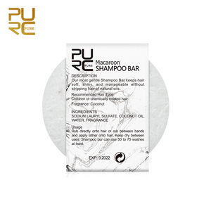 Barre de shampooing <span class=keywords><strong>solide</strong></span> à l'huile de noix de coco Savon Barre de shampooing pour cheveux bio faite à la main - Product Image 2