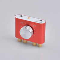 Amplificateur Bluetooth multifonctionnel 100W pour la maison Petit mini amplificateur numérique de voiture 12V-24V