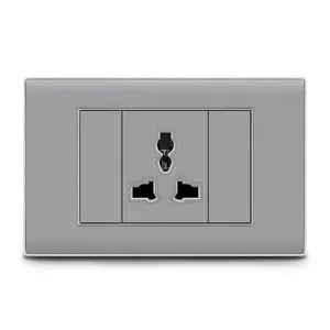 Direct Supply From Suppliers 13a Wall Multi-Function Socket Modern Design Grey Sockets 13a