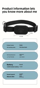 Localizador GPS Transfronterizo para Mascotas con Bluetooth, Compatible con iOS, Diseño de Huella de Pata, Antipérdida, Mapa Multilingüe - Product Image 6