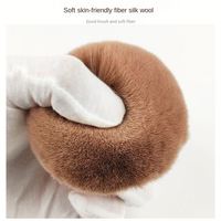 Pinceau de maquillage multifonctionnel surdimensionné et doux pour poudre libre et poudre fixante couvrant le cou et le corps