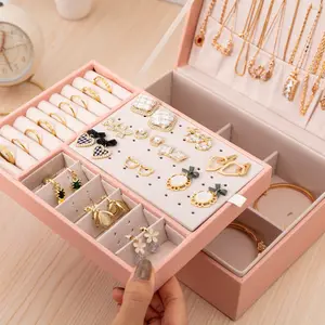 Luxury Jewelry White Ornaments Wooden Rigid Magnetic Custom Customize Paper Gift Boxes Cardboard Packaging Box