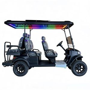 Voiturette de golf HKBG 4+2 places, transmission intégrale, double moteur 5000 Watts, haute performance, nouvelle énergie, vente en gros, haute résistance - Product Image 5