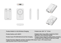 Tendance 2026 : Nouvelle Batterie Externe Mini Portable 10000mAh, Charge Rapide 15W, Magnétique Sans Fil pour iPhone