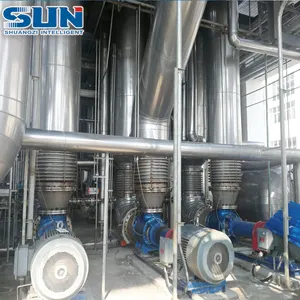 Cristalizador MVR automático de circulação forçada a vácuo para evaporador de dessalinização contínua de águas residuais