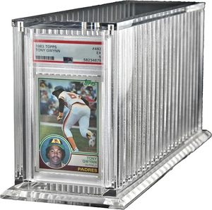 Custom Clear Acrylic Baseball <strong>Championship</strong> <strong>Ring</strong> <strong>Display</strong> Card <strong>Display</strong> <strong>Box</strong> Graded Card Storage Case for Home - Product Image 6