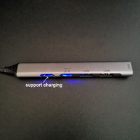 Dengan Lampu Indikator Biru, Ekstensi Multiport OTG, Hub Ekspansi, Dock USB Tipe C, Stasiun
