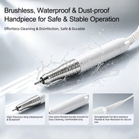 Ponceuse à ongles de bureau 2088 85W avec pièce à main sans balais, poignée étanche, écran d'affichage, portable, pour manucure et pédicure, lime à ongles électrique