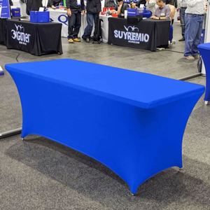 Housse de table en tissu tendu anti-plis de style festif pour expositions, impression personnalisable pour la publicité et le branding - Product Image 4