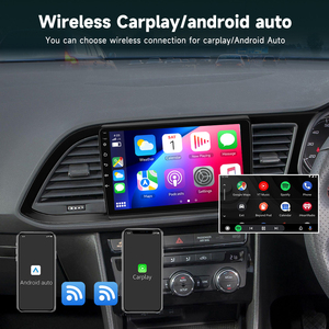 Radio para Auto Android Podofo de 9 Pulgadas, 4+64G, para Seat <span class=keywords><strong>Leon</strong></span> 2015-2018 (Volante a la Derecha), Carplay/Android Auto Inalámbrico, OEM, ODM, Venta al Por Mayor - Product Image 2