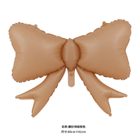 Ballon papillon mat simple style Forêt Ins pour fête d'enfants, activité extérieure, festival, bébé fille