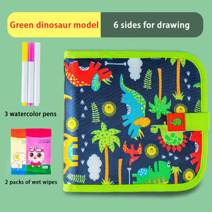 Design réutilisable portable effaçable <span class=keywords><strong>livre</strong></span> de dessin <span class=keywords><strong>livre</strong></span> d'écriture <span class=keywords><strong>livre</strong></span> de peinture avec craie d'eau pour étudiants enfants - Product Image 5