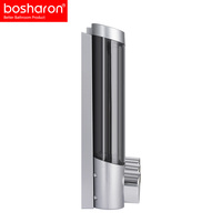 Nouveau design d'usine OEM de savon gel liquide mural en plastique ABS manuel 300 ml * 3 en 1 distributeur de shampoing pour la douche pour la salle de bain de l'hôtel