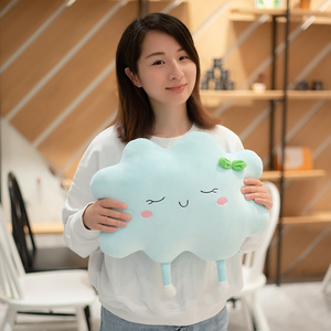 <span class=keywords><strong>Almohada</strong></span> de nube de bebé, <span class=keywords><strong>almohada</strong></span> de <span class=keywords><strong>coche</strong></span> de doble uso de dibujos animados, 35cm, envío directo - Product Image 2