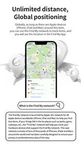 Localizador GPS Inteligente Antipérdida con Certificación MFi, <span class=keywords><strong>Precio</strong></span> de Fábrica, Compatible con AirTag para iPhone, Carteras y Viajes - Product Image 6