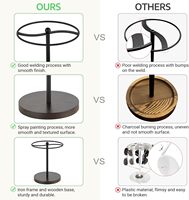 Organisateur de lunettes de soleil, support de rangement pour 12 paires de lunettes, présentoir en métal sur pied pour bureau/comptoir, ensemble de chambre à coucher
