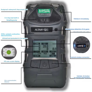 เครื่องตรวจจับก๊าซรั่ว ALTAIR 2X 4X 4XR 5X แบบพกพา ตรวจจับก๊าซพิษ H2S CO O2 ได้อย่างแม่นยำ - Product Image 6