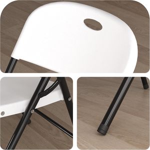 Waterproof Outdoor Furniture White Plastic <b>Garden</b> <b>Chair</b> - Product Image 4