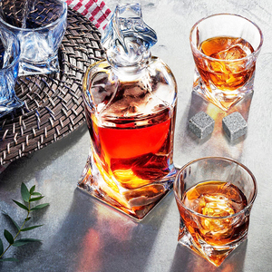 RTS — ensemble de petites attentions pour cadeaux, 8 pièces, whisky refroidisseur, pierre, 2 tasses en verre, <span class=keywords><strong>cadeau</strong></span> de fête des pères, vente en gros - Product Image 5
